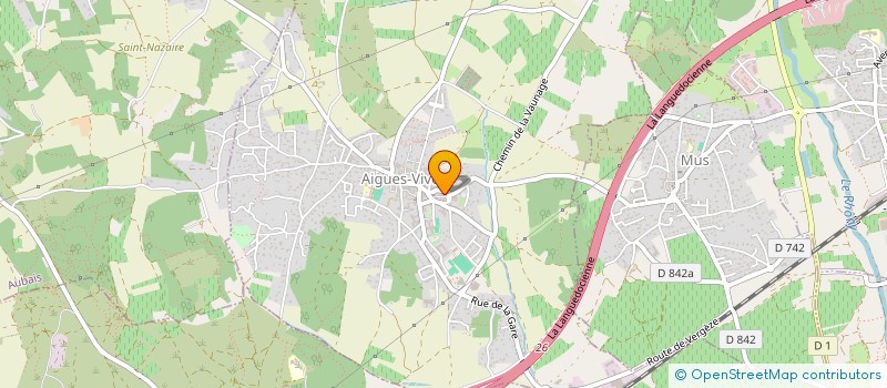 localisation de l'entreprise MONSIEUR LUDOVIC LUCCARINI  AIGUES-VIVES