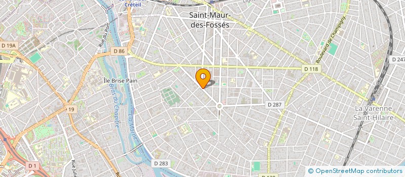 localisation de l'entreprise MONSIEUR LUDOVIC LUDOVIC LUCIEN PIERRE DEBERDT  SAINT-MAUR-DES-FOSSES