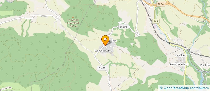 localisation de l'entreprise MONSIEUR LUDOVIC LUSINCHI  CHORGES