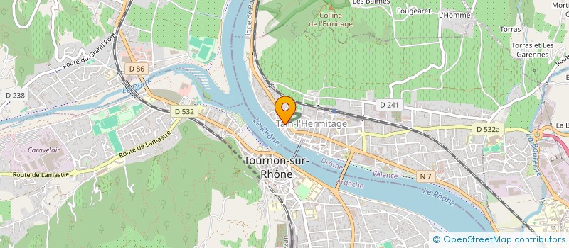 localisation de l'entreprise MONSIEUR LUDOVIC LUSSIGNOL  TAIN-L'HERMITAGE