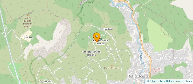 localisation de l'entreprise MONSIEUR LUDOVIC MACIA à SOLLIES-TOUCAS