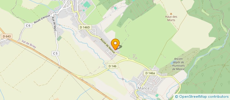 localisation de l'entreprise MONSIEUR LUDOVIC MACK  VAL DE BRIEY