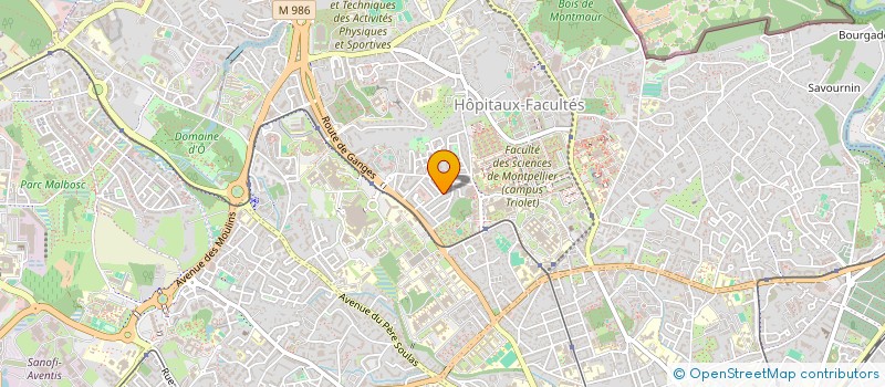 localisation de l'entreprise MONSIEUR LUDOVIC MAGNAN à MONTPELLIER