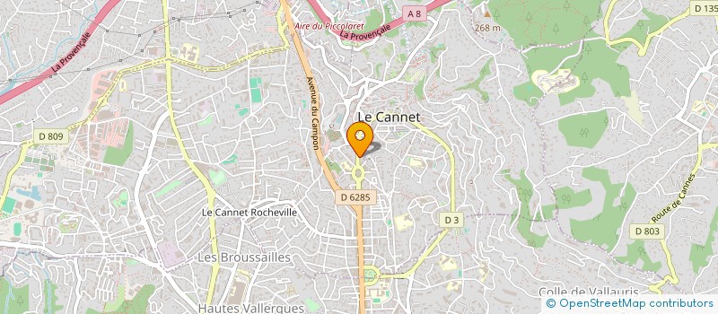 localisation de l'entreprise MONSIEUR LUDOVIC MAGNEZ à LE CANNET
