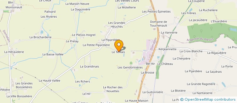 localisation de l'entreprise MONSIEUR LUDOVIC MAIGNAN à DOMALAIN