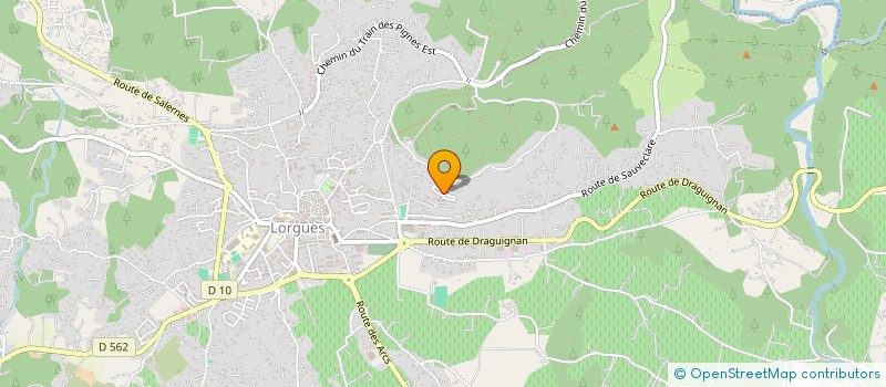 localisation de l'entreprise MONSIEUR LUDOVIC MALGRAIN  LORGUES