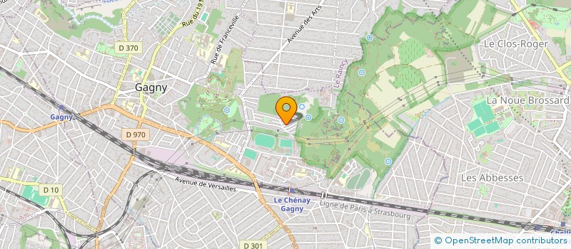 localisation de l'entreprise MONSIEUR LUDOVIC MALOCHE  GAGNY