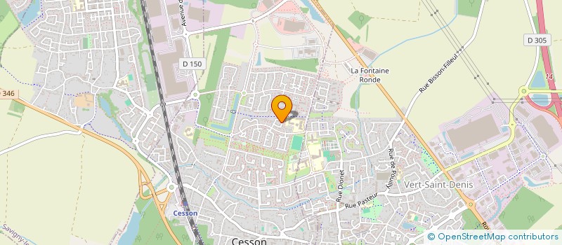 localisation de l'entreprise MONSIEUR LUDOVIC MANDE  CESSON