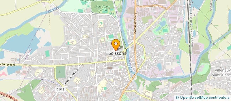 localisation de l'entreprise MONSIEUR LUDOVIC MANGELINCK à SOISSONS