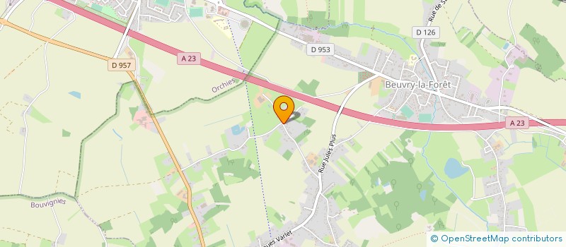 localisation de l'entreprise MONSIEUR LUDOVIC MANIEN  BEUVRY-LA-FORET