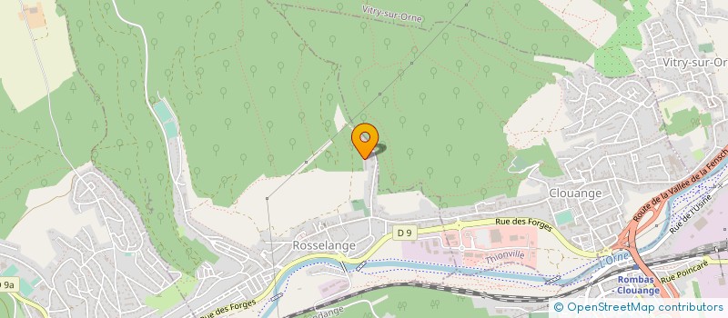 localisation de l'entreprise MONSIEUR LUDOVIC MANIGRASSO  ROSSELANGE