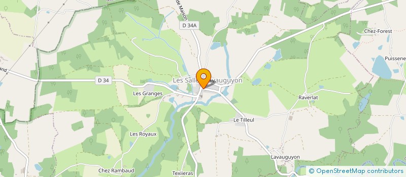 localisation de l'entreprise MONSIEUR LUDOVIC MARCHASSON à LES SALLES-LAVAUGUYON