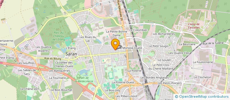 localisation de l'entreprise MONSIEUR LUDOVIC MARCHETTI à SARAN