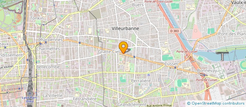 localisation de l'entreprise MONSIEUR LUDOVIC MARCHIVE  VILLEURBANNE