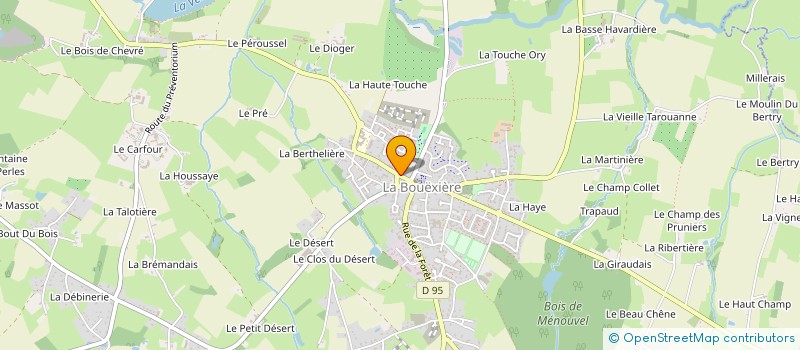 localisation de l'entreprise MONSIEUR LUDOVIC MARCILLE  LA BOUEXIERE