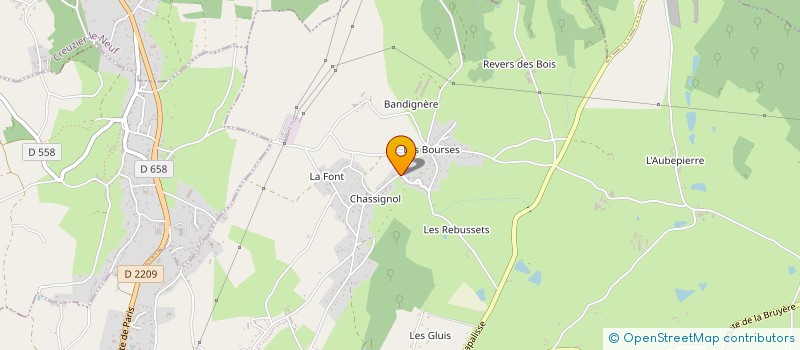 localisation de l'entreprise MONSIEUR LUDOVIC MARIDET à CUSSET