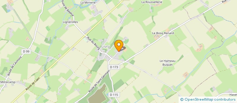 localisation de l'entreprise MONSIEUR LUDOVIC MARIE  CAUMONT-SUR-AURE