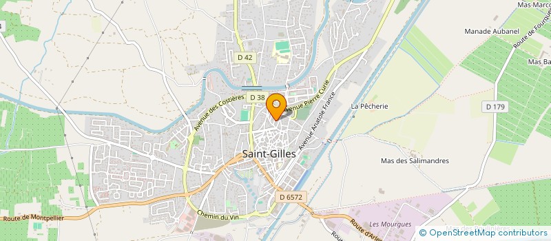 localisation de l'entreprise MONSIEUR LUDOVIC MARINX  SAINT-GILLES