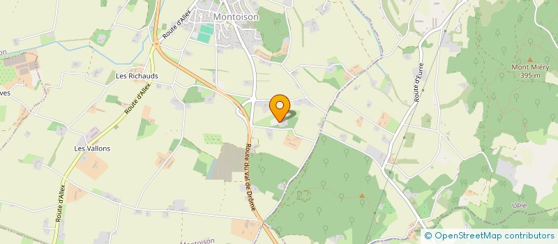 localisation de l'entreprise MONSIEUR LUDOVIC MARION  MONTOISON