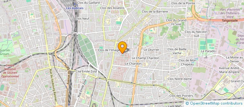 localisation de l'entreprise MONSIEUR LUDOVIC MARTIN  ORLEANS