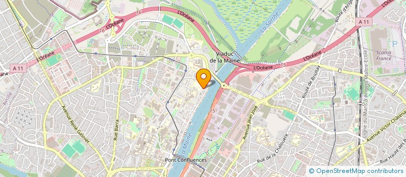 localisation de l'entreprise MONSIEUR LUDOVIC MARTIN à ANGERS