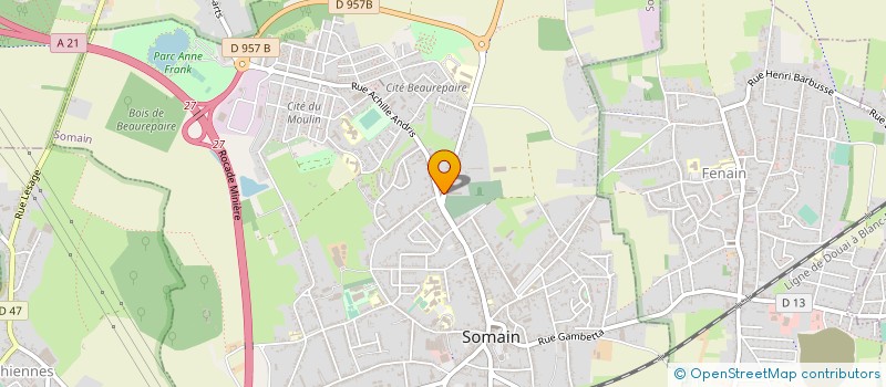 localisation de l'entreprise MONSIEUR LUDOVIC MARTIN  SOMAIN