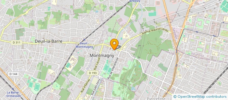 localisation de l'entreprise MONSIEUR LUDOVIC MARTIN  MONTMAGNY