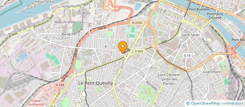 localisation de l'entreprise MONSIEUR LUDOVIC MARTINEAU à LE PETIT-QUEVILLY