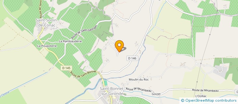 localisation de l'entreprise MONSIEUR LUDOVIC MARTINIERE  SAINT-GEORGES-DES-AGOUTS