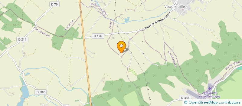 localisation de l'entreprise MONSIEUR LUDOVIC MARTY  REVEL