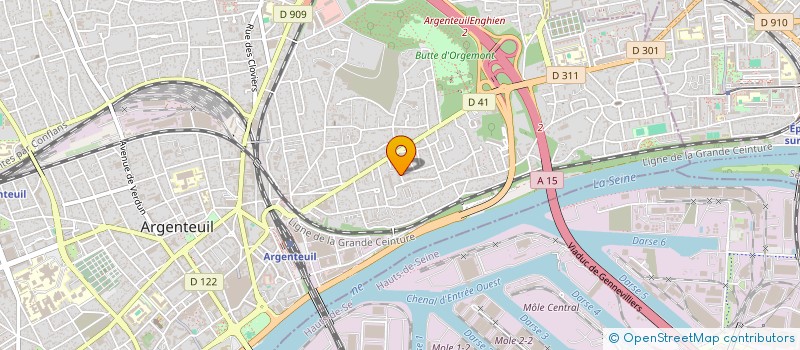 localisation de l'entreprise MONSIEUR LUDOVIC MASIAK  ARGENTEUIL