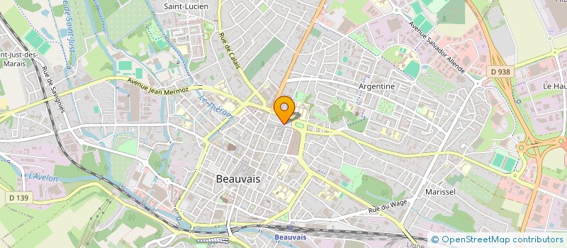 localisation de l'entreprise MONSIEUR LUDOVIC MASJAK  BEAUVAIS