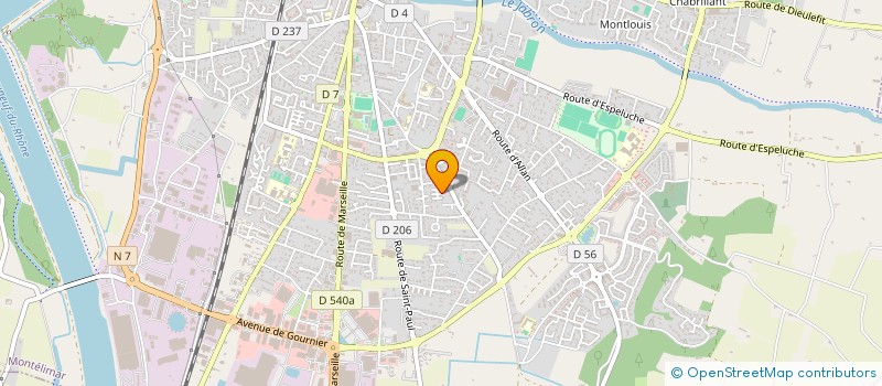 localisation de l'entreprise MONSIEUR LUDOVIC MASSIAS  MONTELIMAR