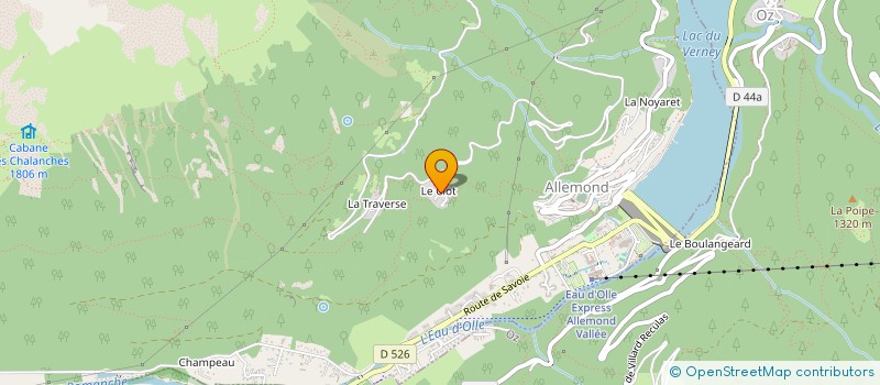 localisation de l'entreprise MONSIEUR LUDOVIC MASSIOT  ALLEMOND