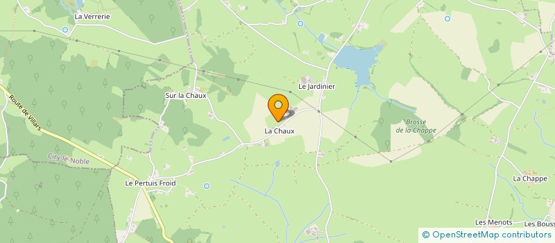 localisation de l'entreprise MONSIEUR LUDOVIC MASSON  MARTIGNY-LE-COMTE