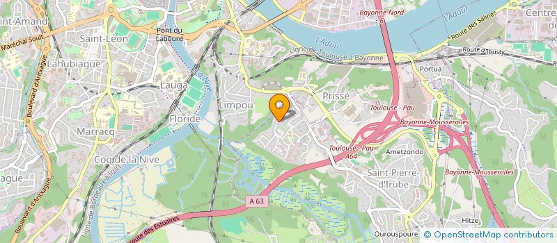 localisation de l'entreprise MONSIEUR LUDOVIC MASSONNE à SAINT-PIERRE-D'IRUBE