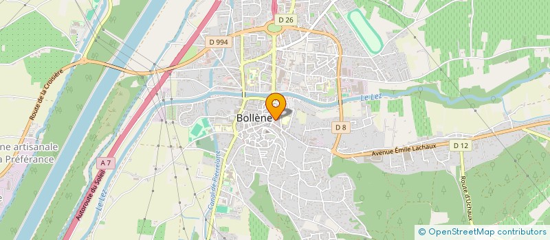 localisation de l'entreprise MONSIEUR LUDOVIC MAUGER à BOLLENE