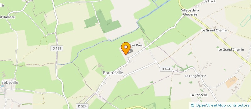 localisation de l'entreprise MONSIEUR LUDOVIC MAUGER  BOUTTEVILLE