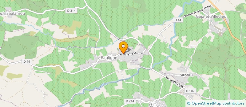 localisation de l'entreprise MONSIEUR LUDOVIC MAUGOUR  PAULIGNE