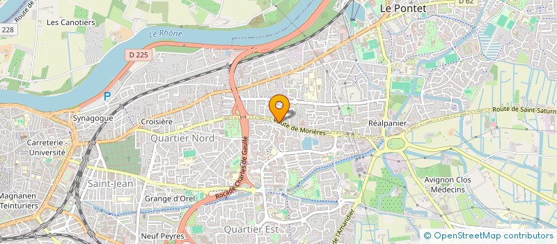 localisation de l'entreprise MONSIEUR LUDOVIC MAUREL  AVIGNON