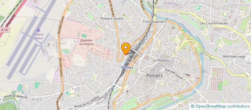 localisation de l'entreprise MONSIEUR LUDOVIC MEMIN  POITIERS