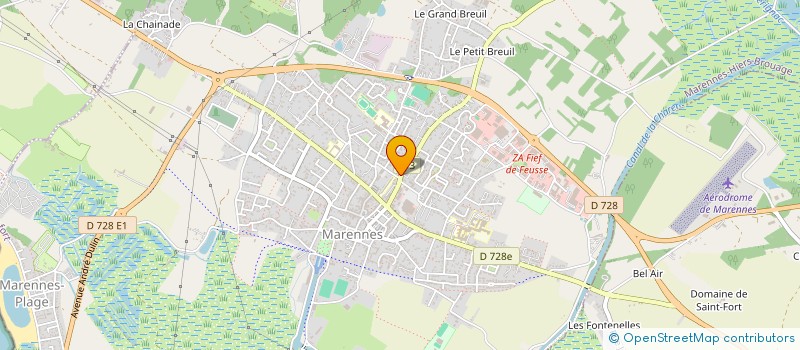 localisation de l'entreprise MONSIEUR LUDOVIC MENARD à MARENNES-HIERS-BROUAGE