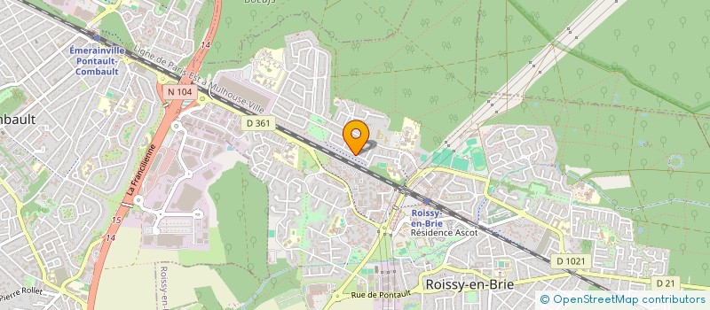 localisation de l'entreprise MONSIEUR LUDOVIC MENDES  ROISSY-EN-BRIE