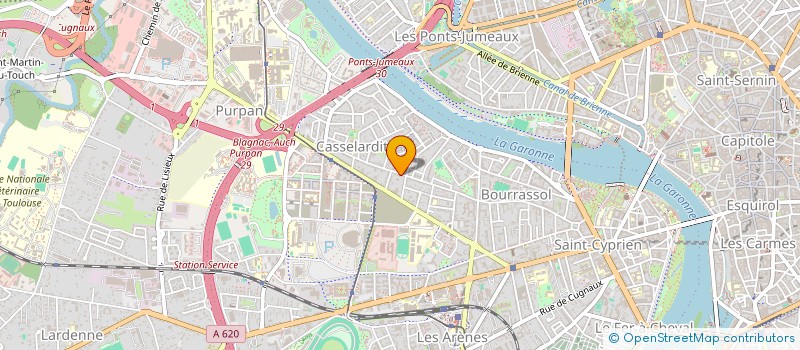 localisation de l'entreprise MONSIEUR LUDOVIC MENOUER à TOULOUSE
