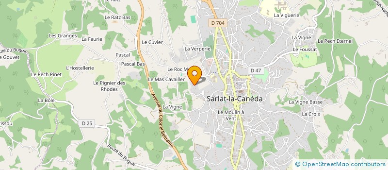 localisation de l'entreprise MONSIEUR LUDOVIC MERCHADOU à SARLAT-LA-CANEDA