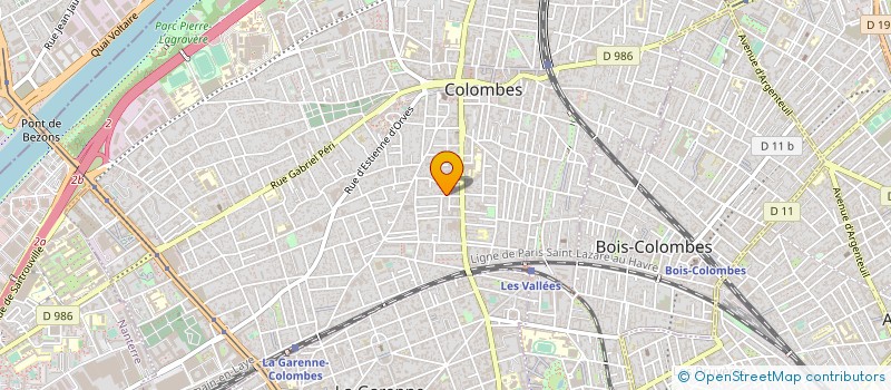 localisation de l'entreprise MONSIEUR LUDOVIC MERCHER à COLOMBES