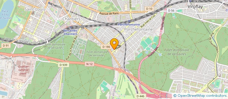 localisation de l'entreprise MONSIEUR LUDOVIC MERCIER à VERSAILLES