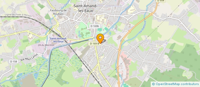 localisation de l'entreprise MONSIEUR LUDOVIC MERESSE à SAINT-AMAND-LES-EAUX