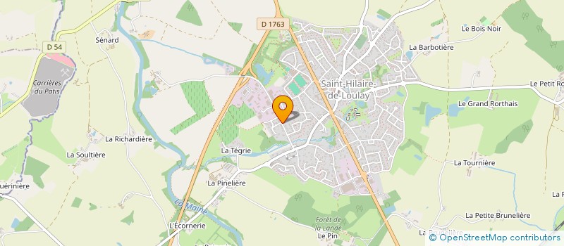 localisation de l'entreprise MONSIEUR LUDOVIC MERGNAC  MESNARD-LA-BAROTIERE