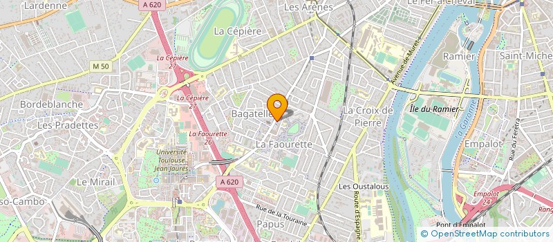 localisation de l'entreprise MONSIEUR LUDOVIC MERIOT  TOULOUSE